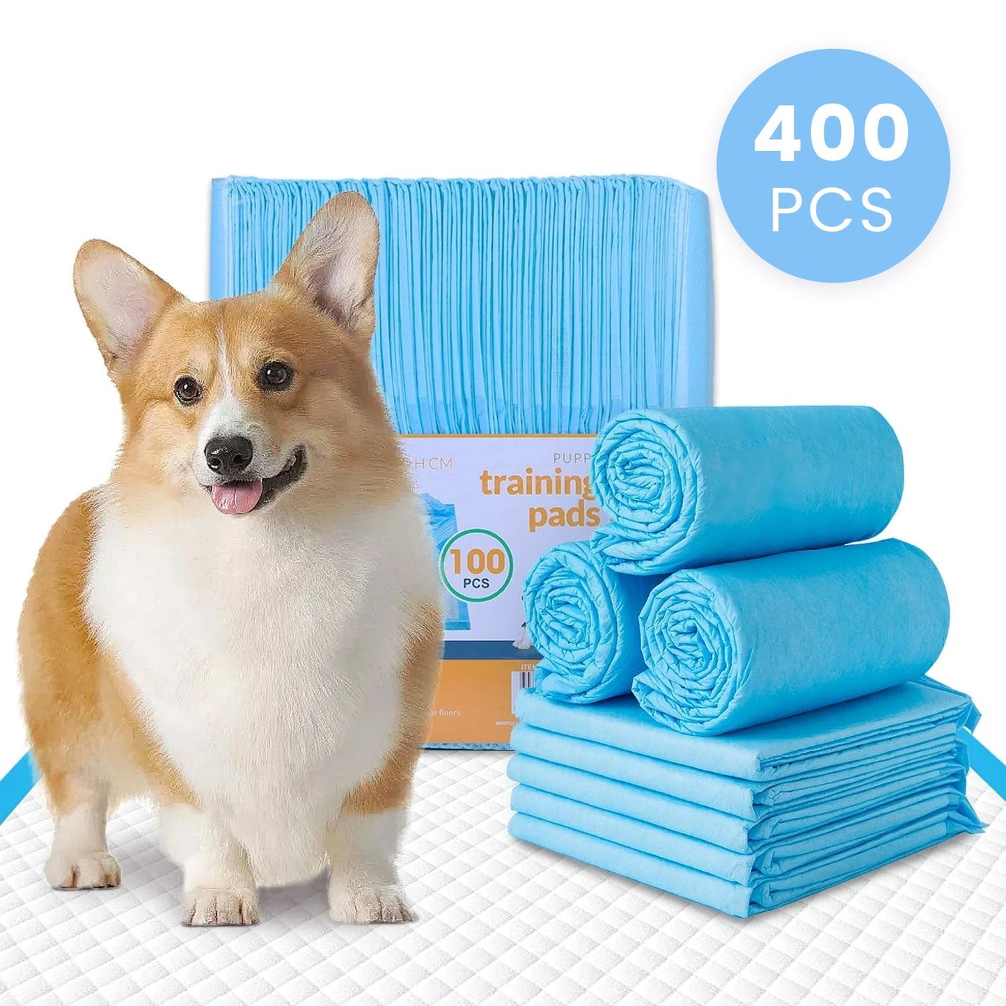 400 Pcs Dog Absorbent Training Pad 60 x 60 cm