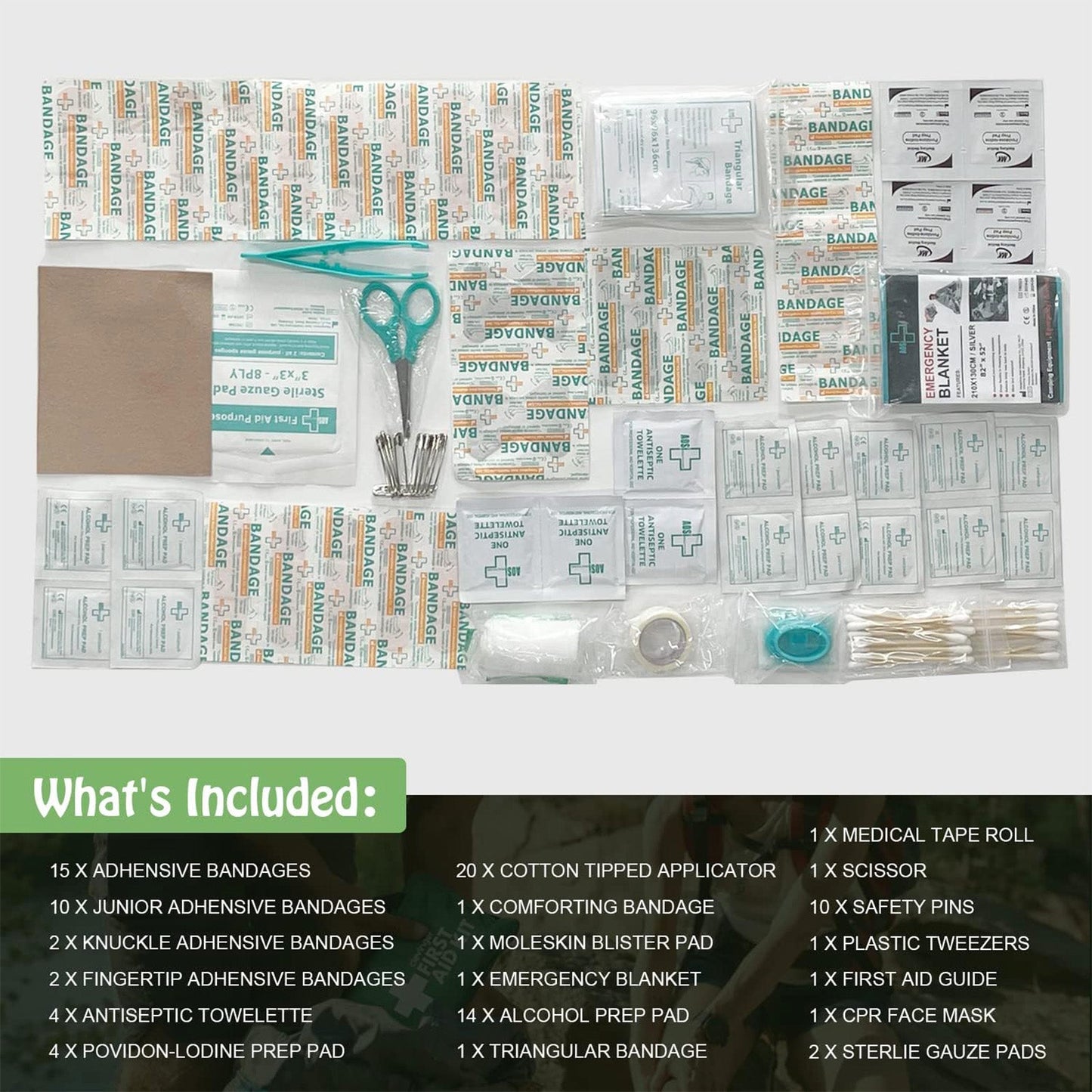 92 Pcs Emergency First Aid Kit Surgical Supplies ARTG Registered Australia