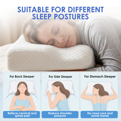CPAP Contour Sleep Therapy Memory Foam Pillow