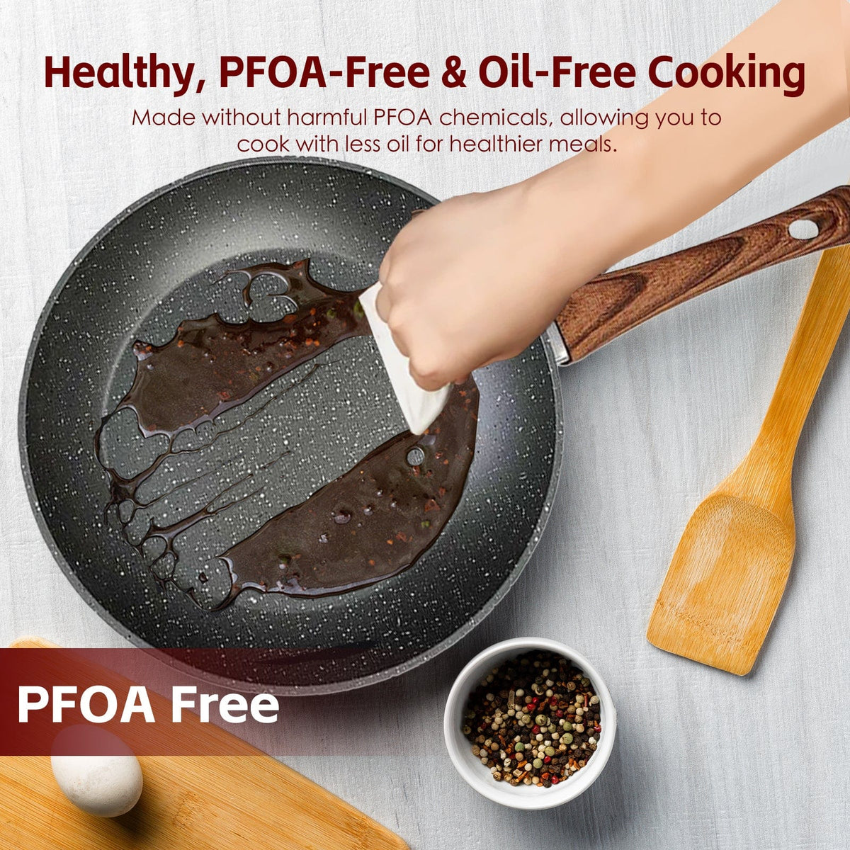 Clevinger Non-Stick Frying Pan Set 24cm and 28cm