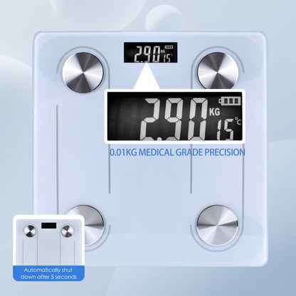 Clevinger Bluetooth Smart Digital Glass Bathroom Scale – 180kg Max Capacity