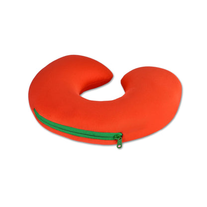 Two-Way Reversible Microfibre Travel Pillow-Watermelon