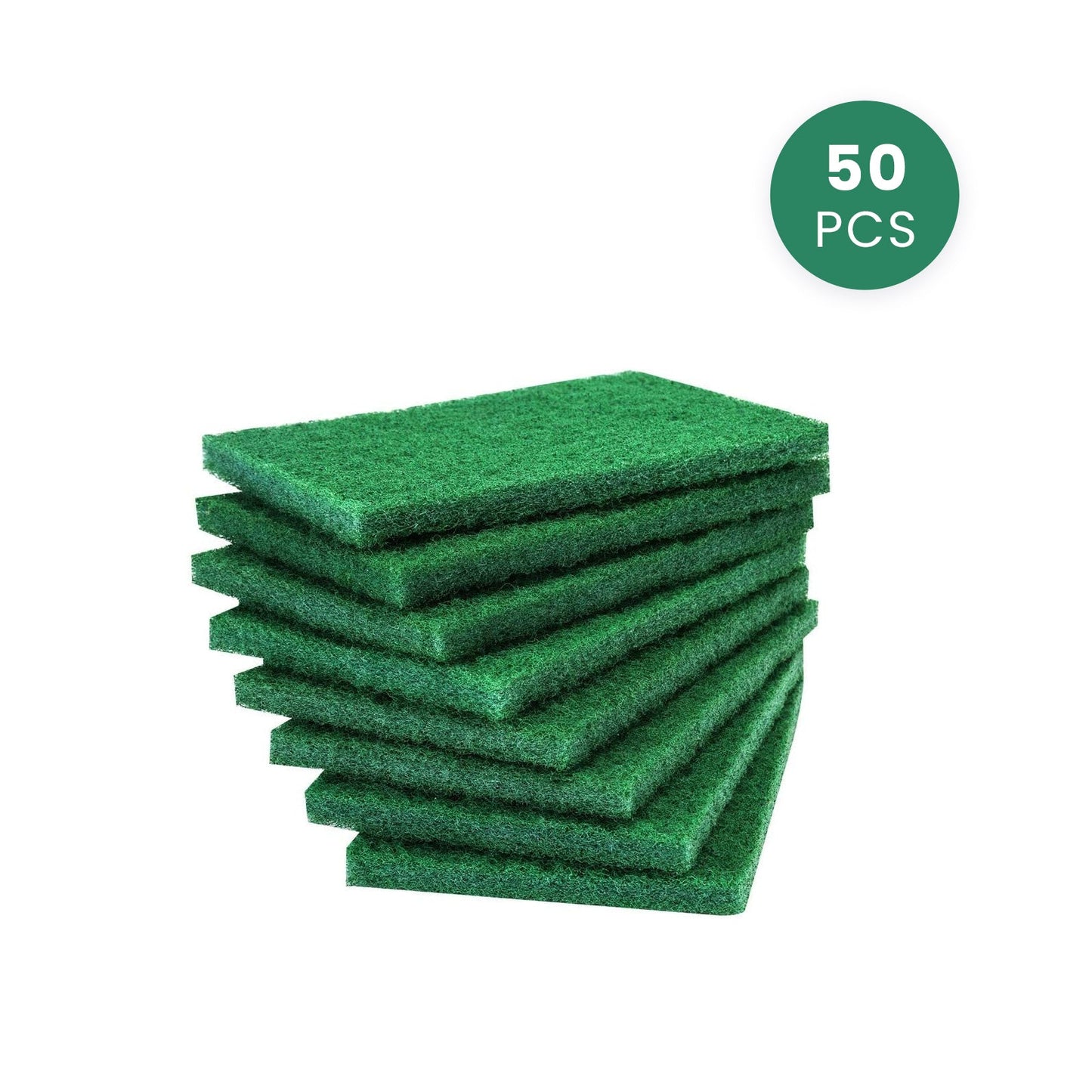50 Pcs  Heavy‑Duty Non‑Scratch Scouring Pads – Quick‑Dry Kitchen & BBQ Cleaning Pads