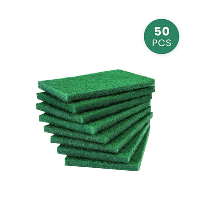 50 Pcs  Heavy‑Duty Non‑Scratch Scouring Pads – Quick‑Dry Kitchen & BBQ Cleaning Pads