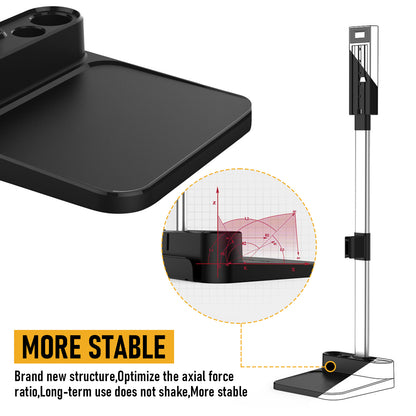 Mershine Dyson Vacuum Stand, Stand-Storage-Holder-Station-Docking, Compatible with Dyson V6 V7 V8 V10 V11 V12 V15 V16 SV18 SV21 Cordless Vacuum Cleaners, with 6-8 Accessories Storage Space