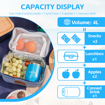 Lazy Dayz Insulated Deluxe Lunch Cooler - Makena
