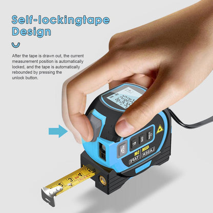 Living Today laser tape measure 40m Laser Measure, Cross-line Laser Level, 5m Tape Measure Blue