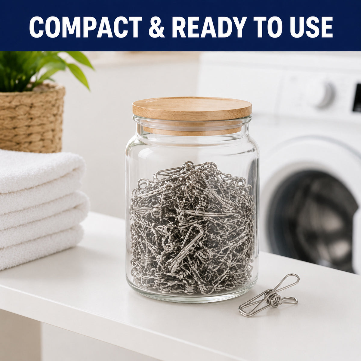50Pcs Rust Resistant Stainless Steel Pegs