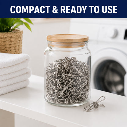 50Pcs Rust Resistant Stainless Steel Pegs