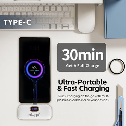 5000mAh 18.5W Mini USB-C Fast Charge Power Bank