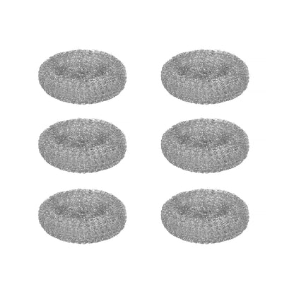 6 Pcs Household Cleaning Stainless Steel Jumbo Scourers