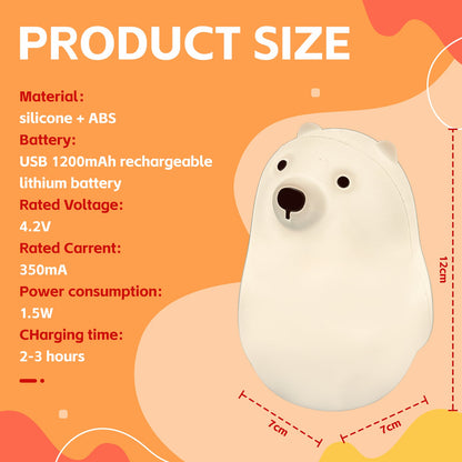 Squishy Polar Bear Night Light