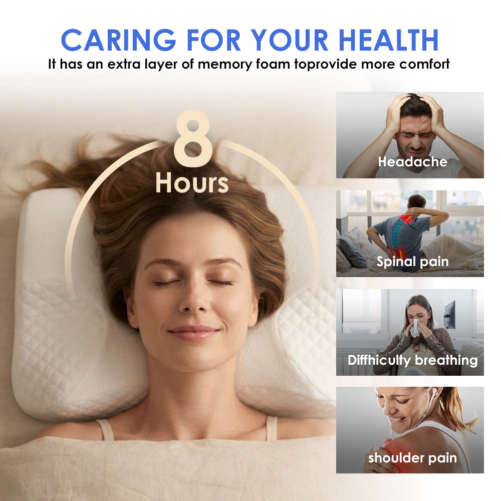 CPAP Contour Sleep Therapy Memory Foam Pillow