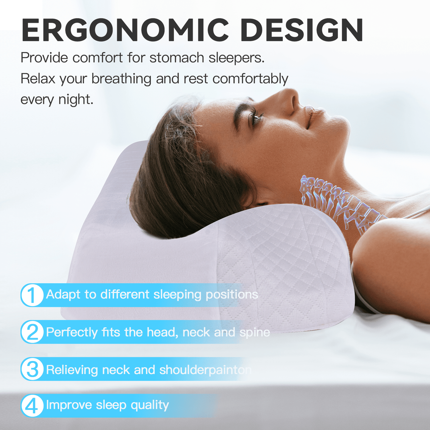 8cm Memory Foam Mattress Topper + 2 Memory Foam Contour Pillows – Single Size Sleep Upgrade Set with Bamboo Covers