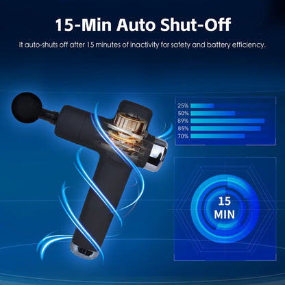 Remology Impact Therapy 7 Adaptive Speed USB-C Fascial Massage Gun with 4 Heads