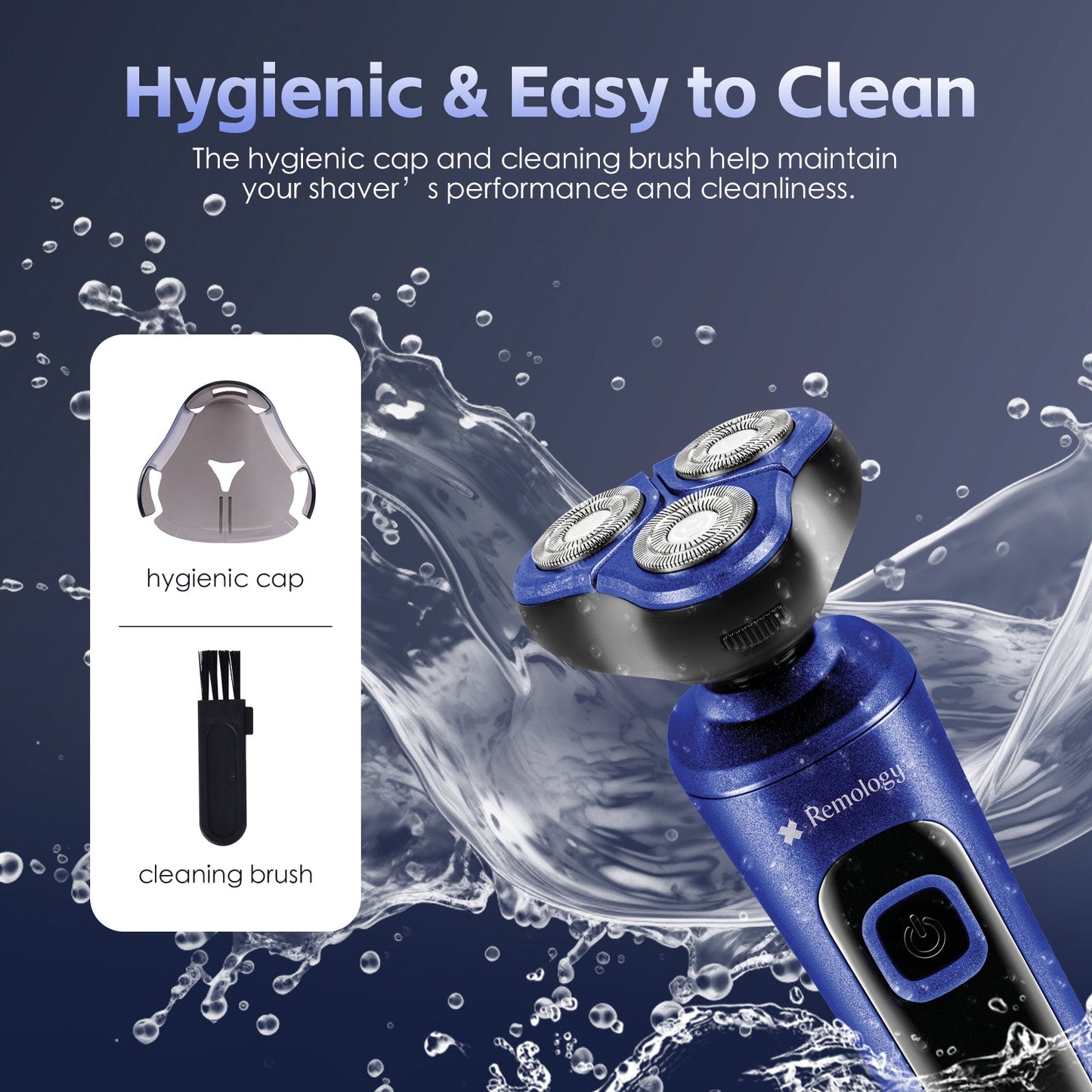 Remology Clean Shave Rechargeable Cordless Shaver