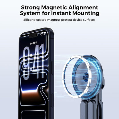 Mershine Magnetic Foldable Phone Stand for Everyday Use,Strong magnetic hold. Ultra-portable. Built for daily convenience