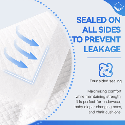 80 Pcs Adult Disposable Bed Underpads – 90 × 60 cm Super Absorbent Incontinence Sheets with Waterproof Backing
