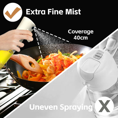 2 Pcs 200ml Refillable Oil Spray Bottles