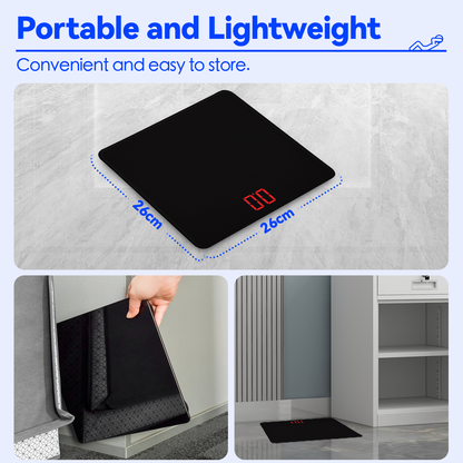 Clevinger Digital Glass Bathroom Scale – 180kg Max Capacity