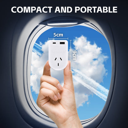 Flightmode Outbound Europe Adaptor (Europe/Bali) Type C