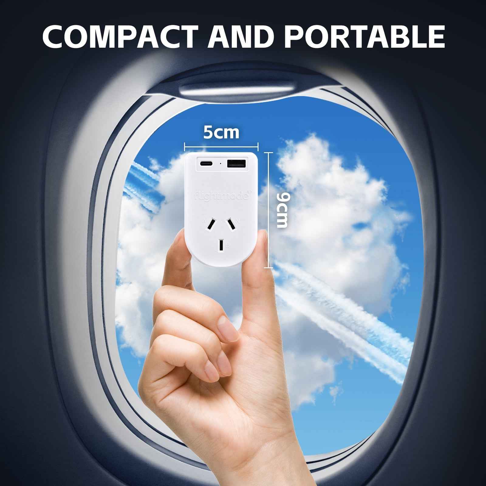 Outbound UK Adaptor (Hong Kong/UK)