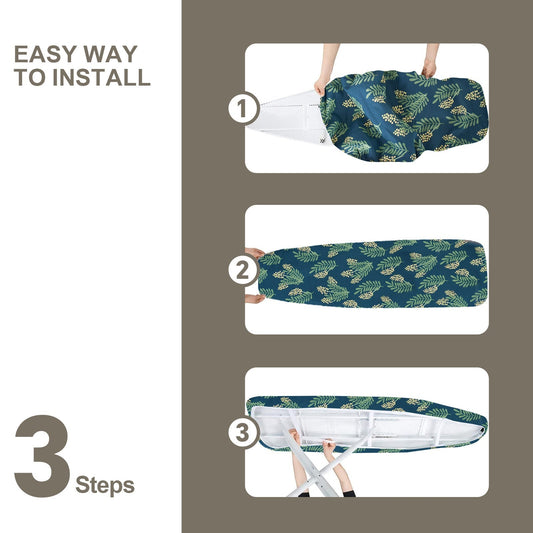 Ironing Board Cover Heat Resistant - Wattle Print