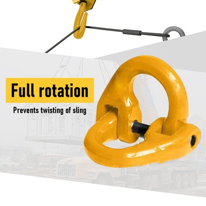 2 Pack Heavy Duty Sling Hooks with Hammerlock 1.12T - Caravan Trailer Safety Chain
