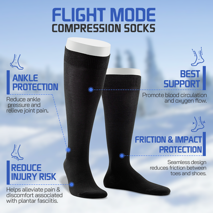 2 pairs of Miracle Compression Socks - Medium