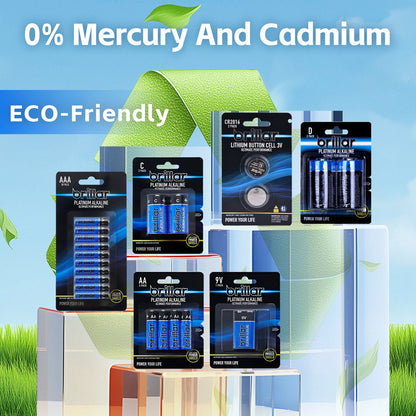 20 Pcs Brillar AA Platinum Alkaline Batteries