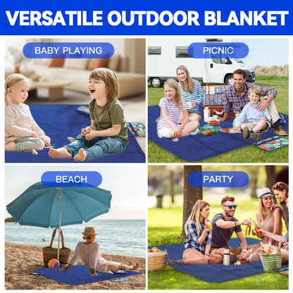 Lazy Dayz Fleece Picnic Rug - Makena