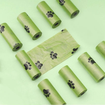 Livingtoday Pet Dog Poop Dispenser and 75 Pcs Biodegradable Unscented Waste Bags