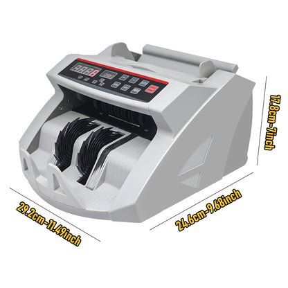 Automatic Money Counter Machine with UV Detection, High-Speed Banknote Counter for AUD, Digital Display Bill Counter for Australian Dollars