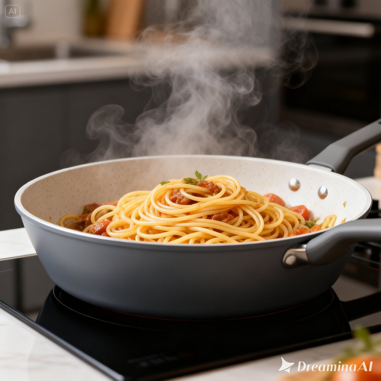 CLEVINGER 28CM NON-STICK SAUTE PAN WITH LID