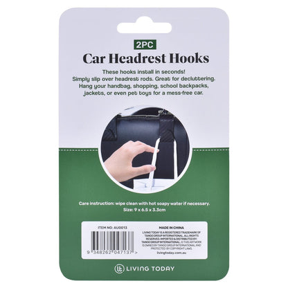 2 Pcs Livingtoday  Car Headrest Hook