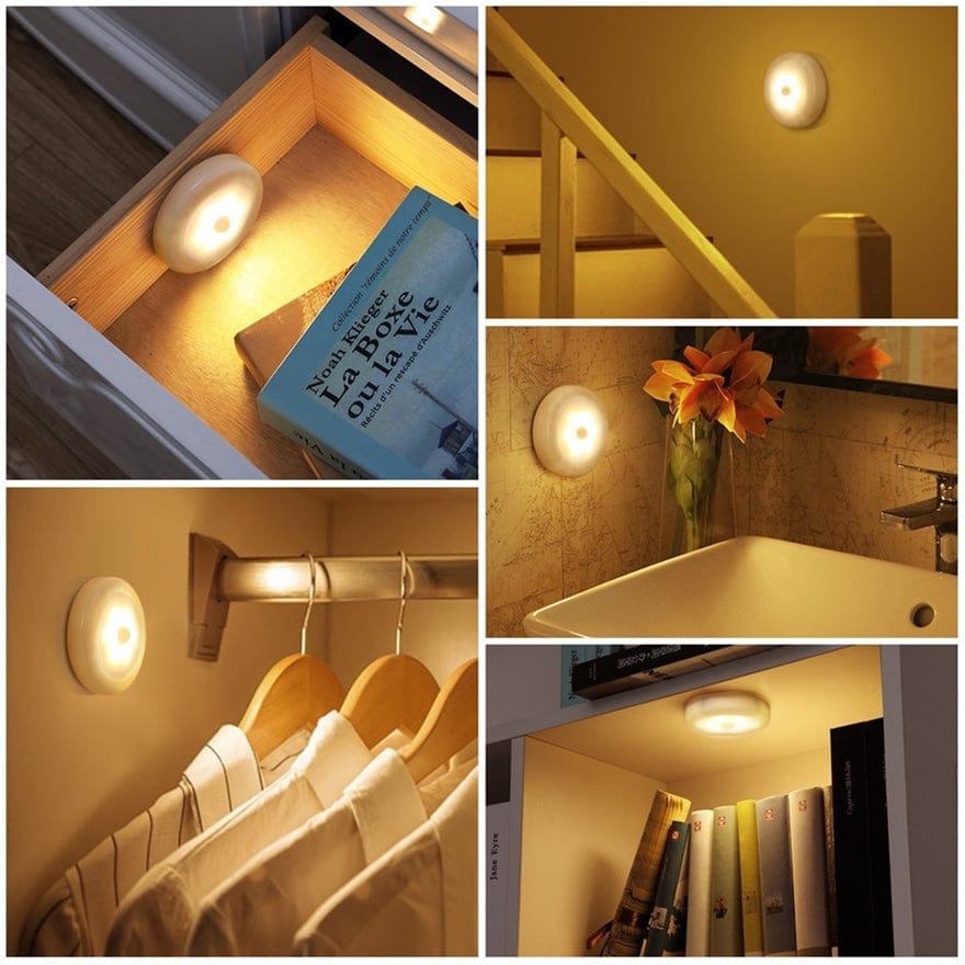 2 Pcs Brillar Wireless Peel n Stick Lights with COB LED Technology