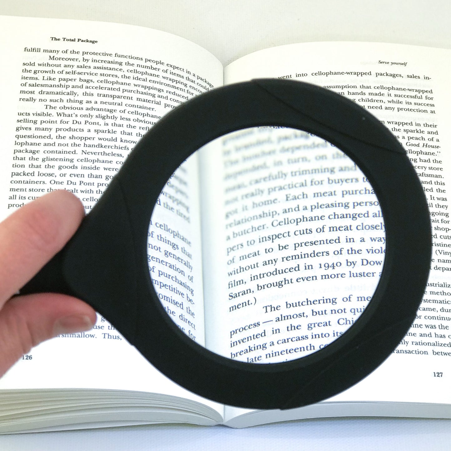 Brillar Light Up Magnifying Glass – Blue, 3× Magnification with COB LED Lighting