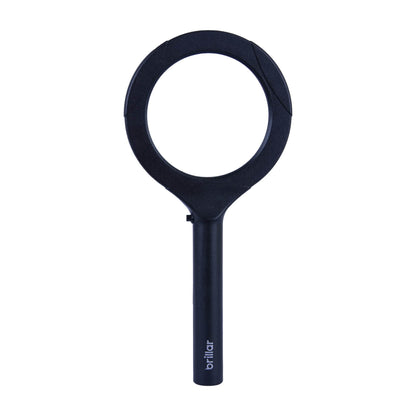 Brillar Light Up Magnifying Glass – Black, 3× Magnification with COB LED Lighting