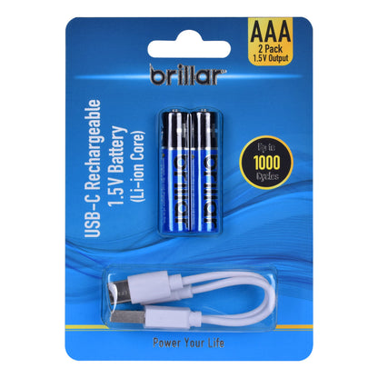 4 PCS AAA USB Rechargeable LI-ION Battery