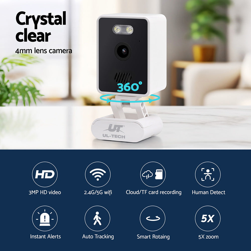 UL-tech 3MP IP Camera WiFi Baby Security Cameras Wireless 360� Home Monitor CCTV