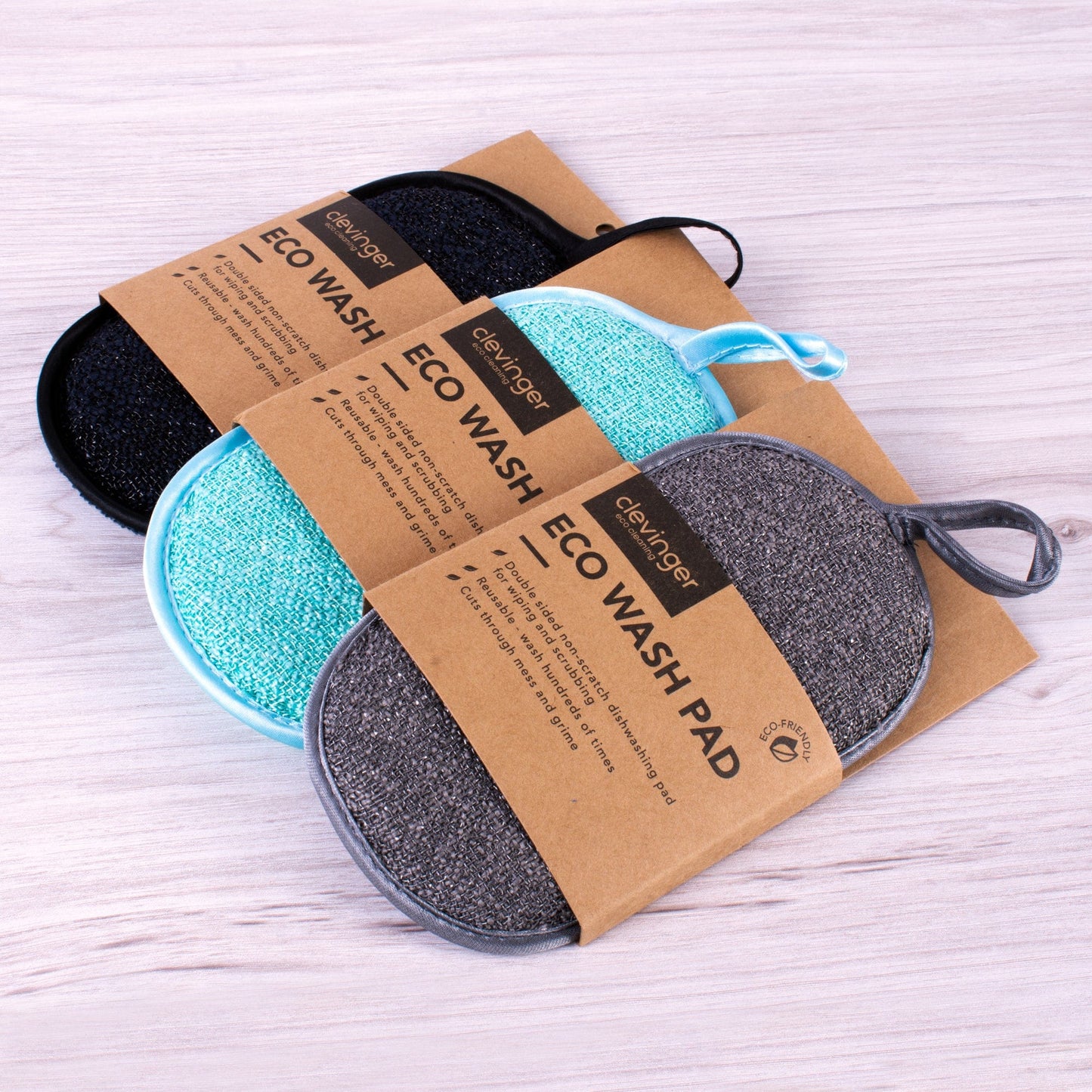 3 Pcs Clevinger Eco Cleaning Pad - Assorted Color