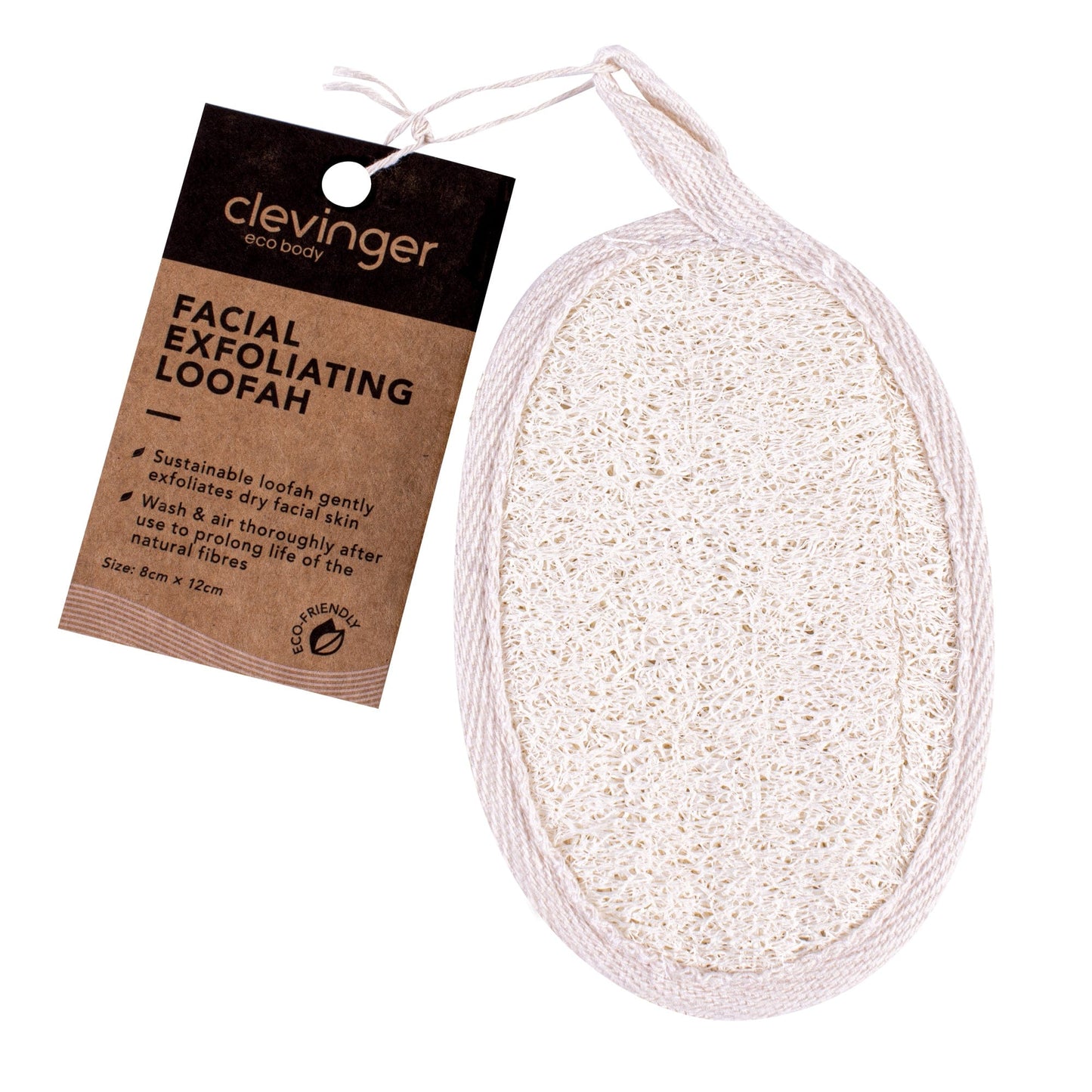 3 Pcs Clevinger Eco Oval Facial Exfoliating Loofah