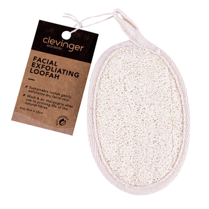 3 Pcs Clevinger Eco Oval Facial Exfoliating Loofah