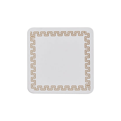 4 Pcs Clevinger MDF Coasters Gold Border