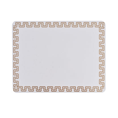 4 Pcs Clevinger MD Placemats Gold Border