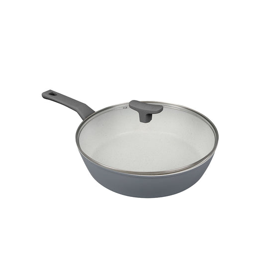 CLEVINGER 28CM NON-STICK SAUTE PAN WITH LID