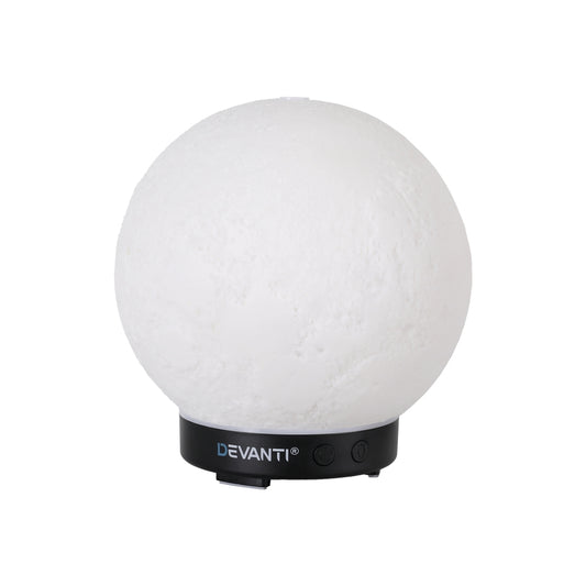 Devanti Ultrasonic Aroma Diffuser Aromatherapy Moon Lamp 100ml
