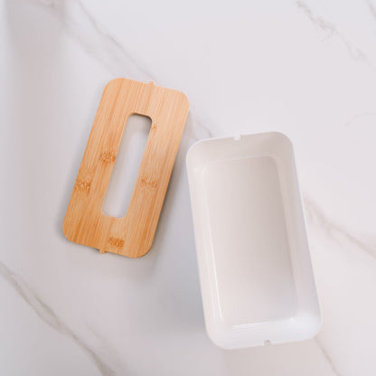 Bamboo Fiber Tissue Box Dispenser