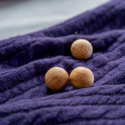 16 Pcs Livingtoday Cedar Wood Balls