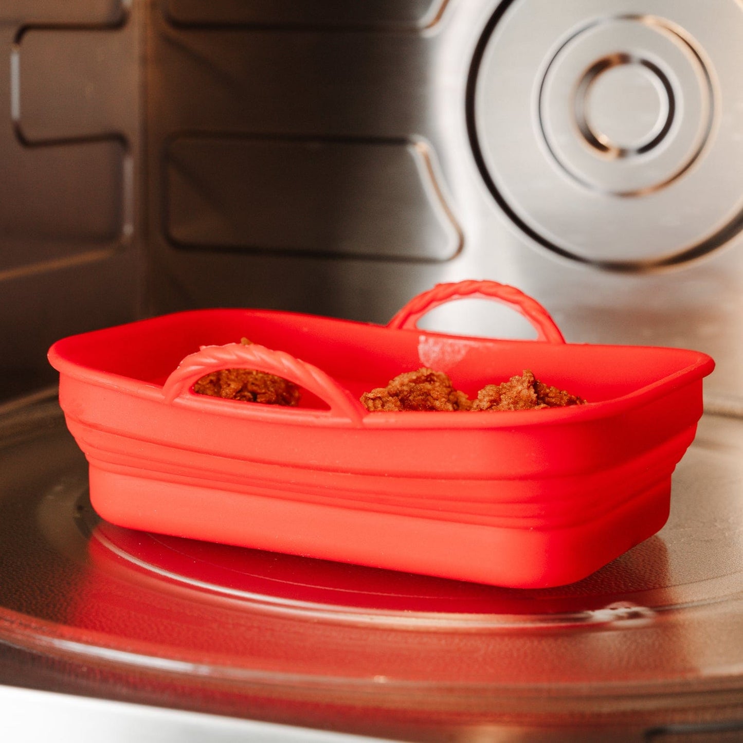Collapsible Silicone Air Fryer Oven Microwave Liner Round